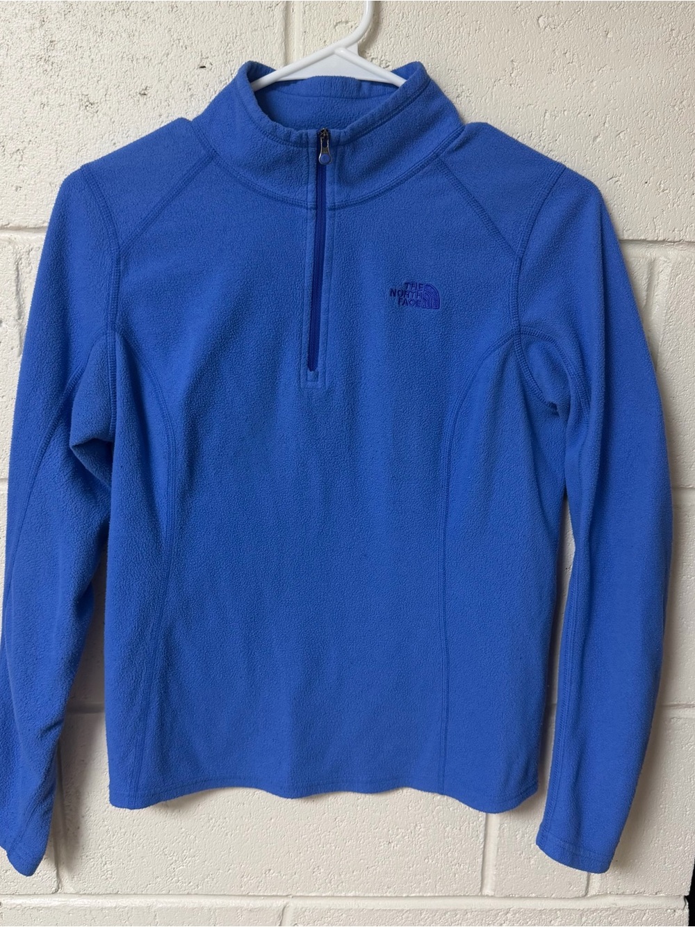 The North Face Women's Electric Blue Quarter-Zip Fleece Pullover
